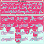 Custom Pink Ice Blue 3D Pattern Design Foodie Dripping Ice Cream Authentic Baseball Jersey
