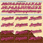 Custom Yellow Pink-Brown 3D Pattern Design Foodie Dripping Ice Cream Authentic Baseball Jersey