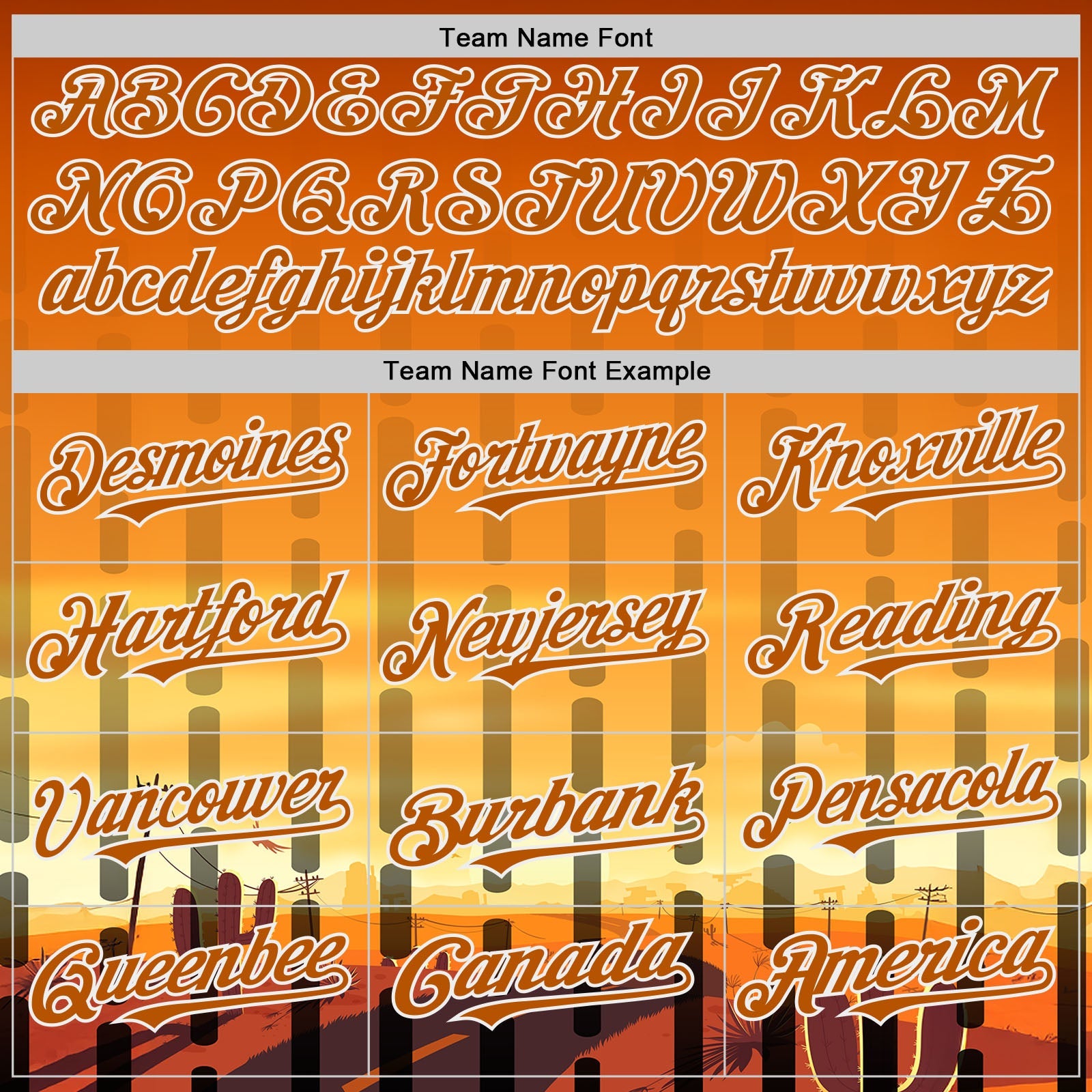 Custom Texas Orange Yellow Black-White Texas Sunset Southwest Landscape City Edition Authentic Baseball Jersey