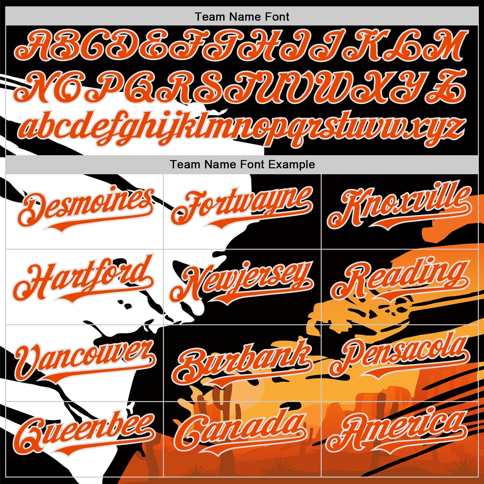 Custom Black Orange-White Texas Sunset Southwest Landscape City Edition Authentic Baseball Jersey