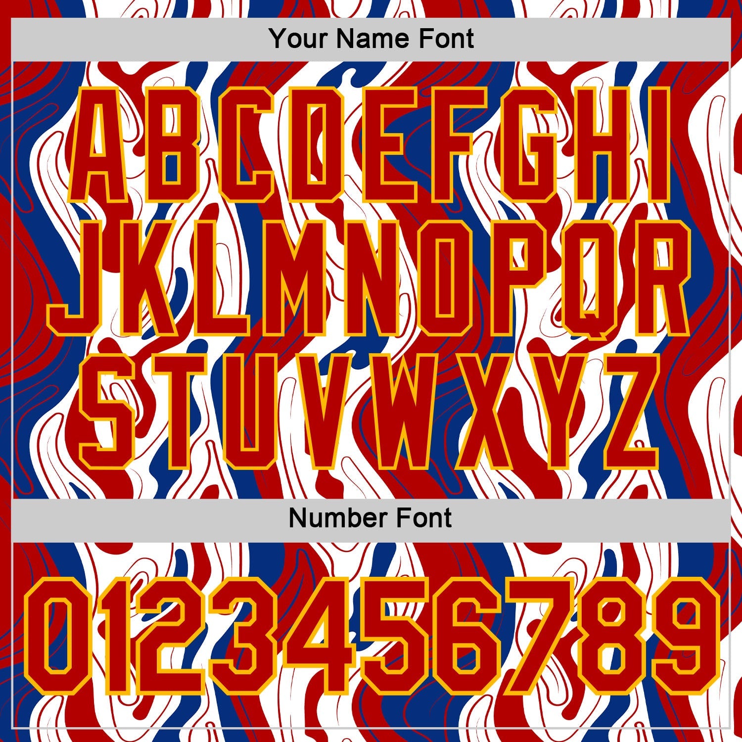 Custom Royal Red Gold-White France Fluid Performance T-Shirt