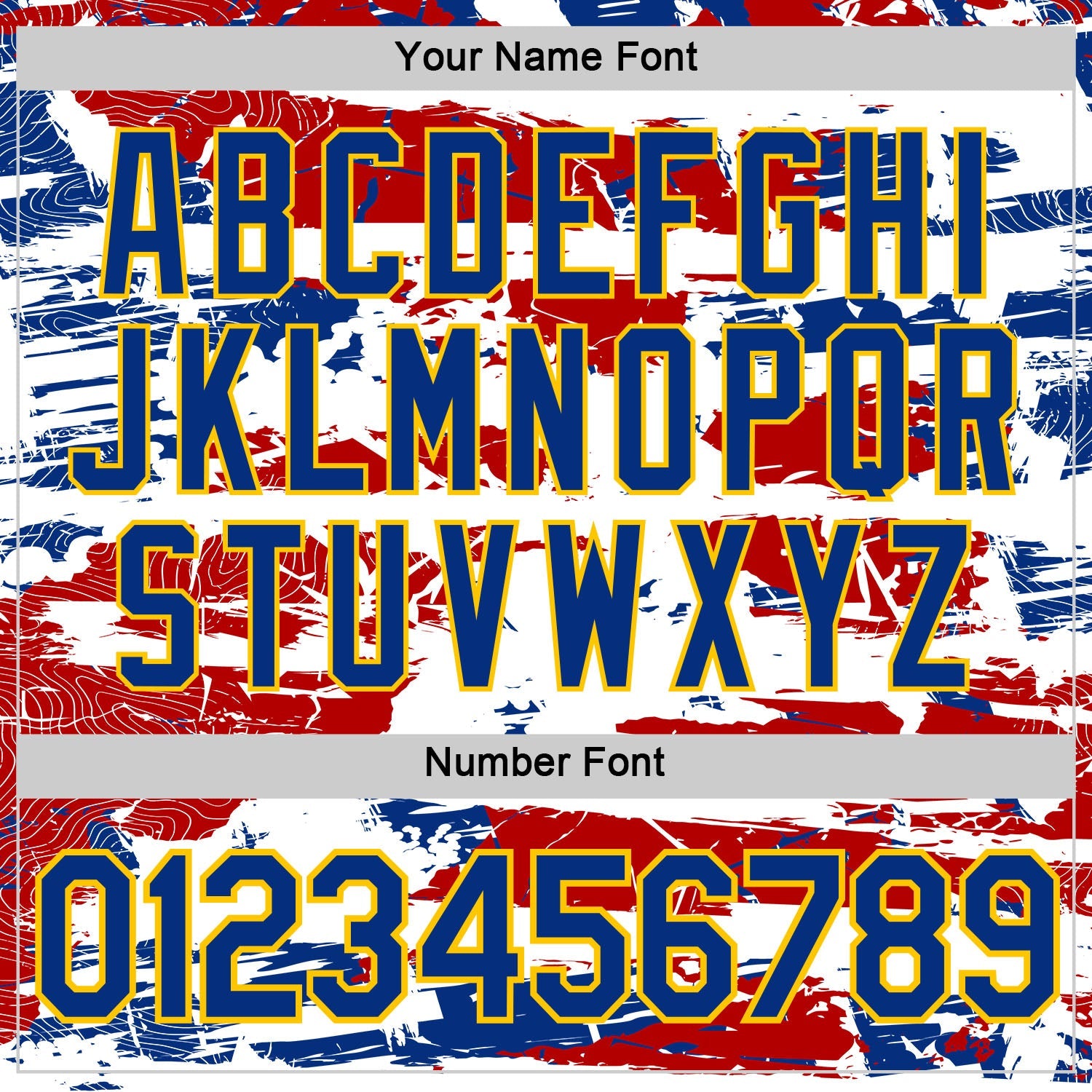 Custom White Royal Gold-Red France Grunge Performance T-Shirt