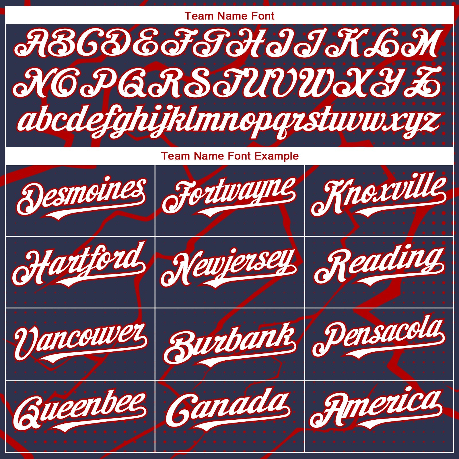 Custom Navy White-Red 3D Pattern Design Lightning Polka Dot Authentic Baseball Jersey