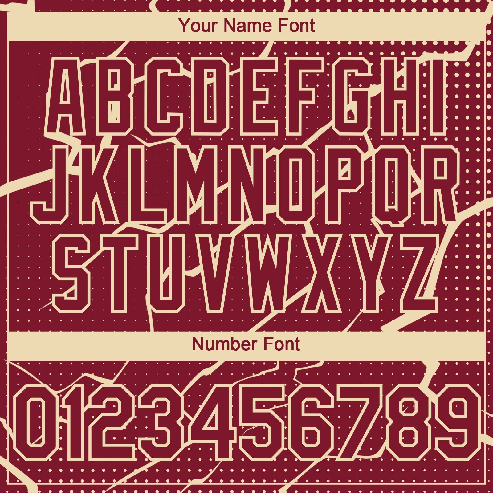 Custom Crimson Cream 3D Pattern Design Lightning Polka Dot Authentic Baseball Jersey