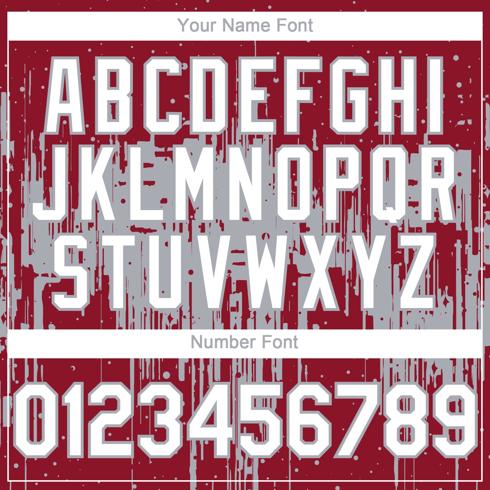 Custom Crimson White-Gray 3D Pattern Design Dripping Splatter Paint Authentic Baseball Jersey