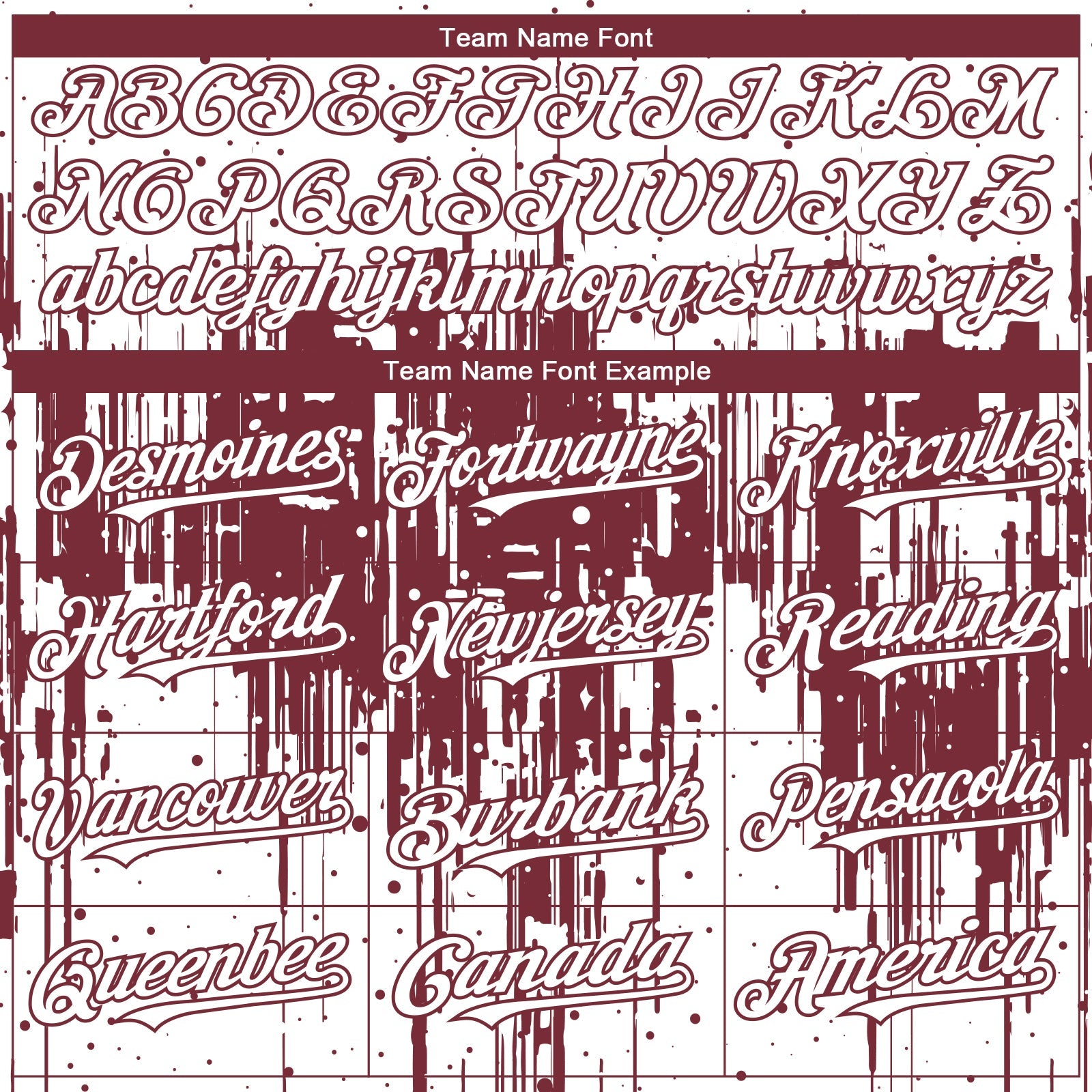 Custom White Burgundy 3D Pattern Design Dripping Splatter Paint Authentic Baseball Jersey