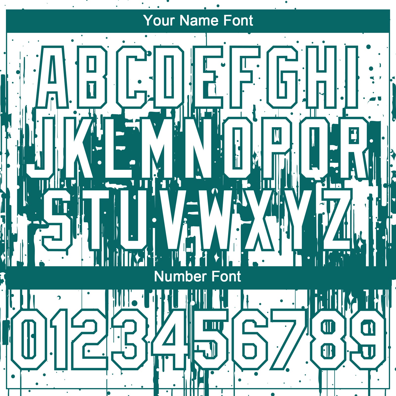 Custom White Teal 3D Pattern Design Dripping Splatter Paint Authentic Baseball Jersey