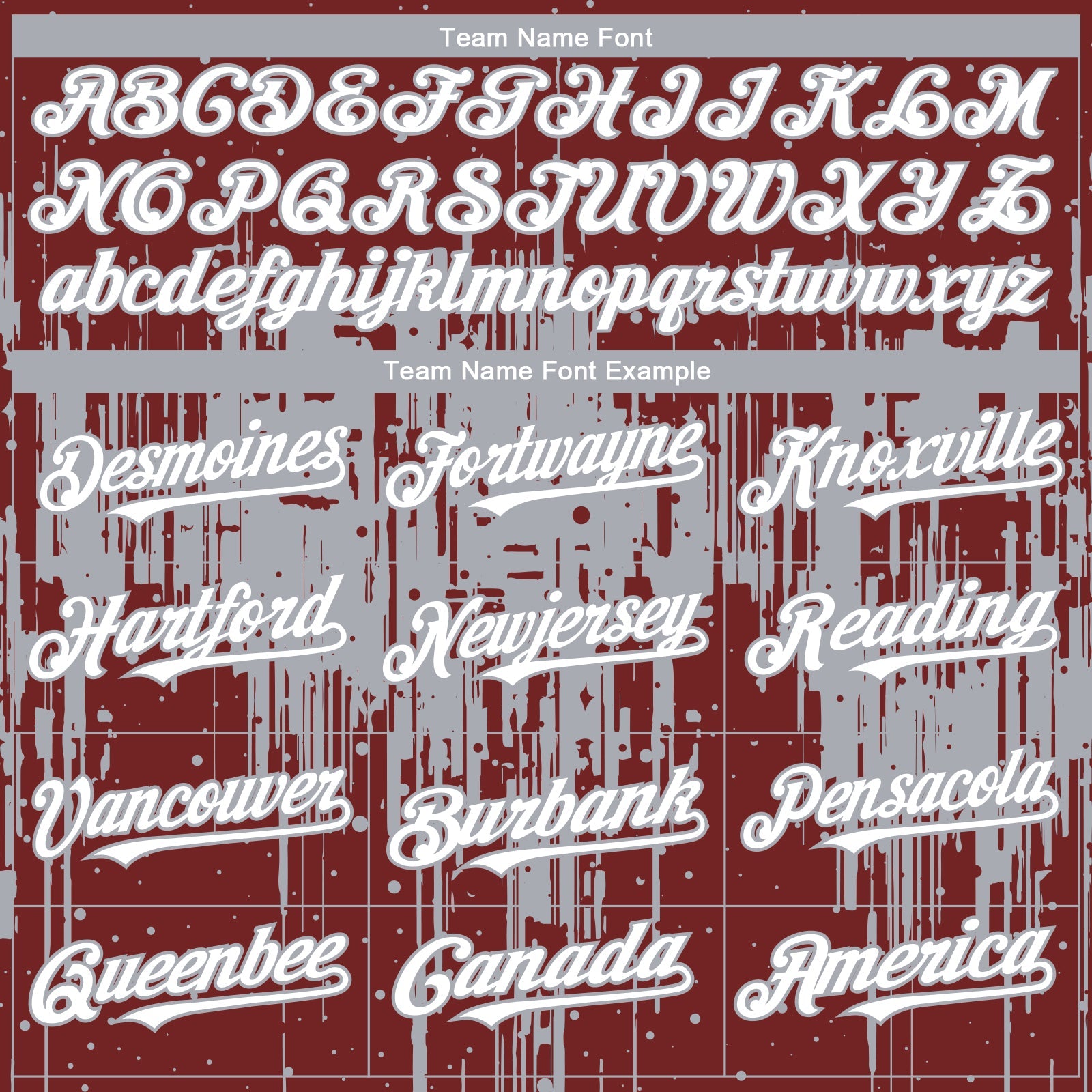 Custom Burgundy White-Gray 3D Pattern Design Dripping Splatter Paint Authentic Baseball Jersey