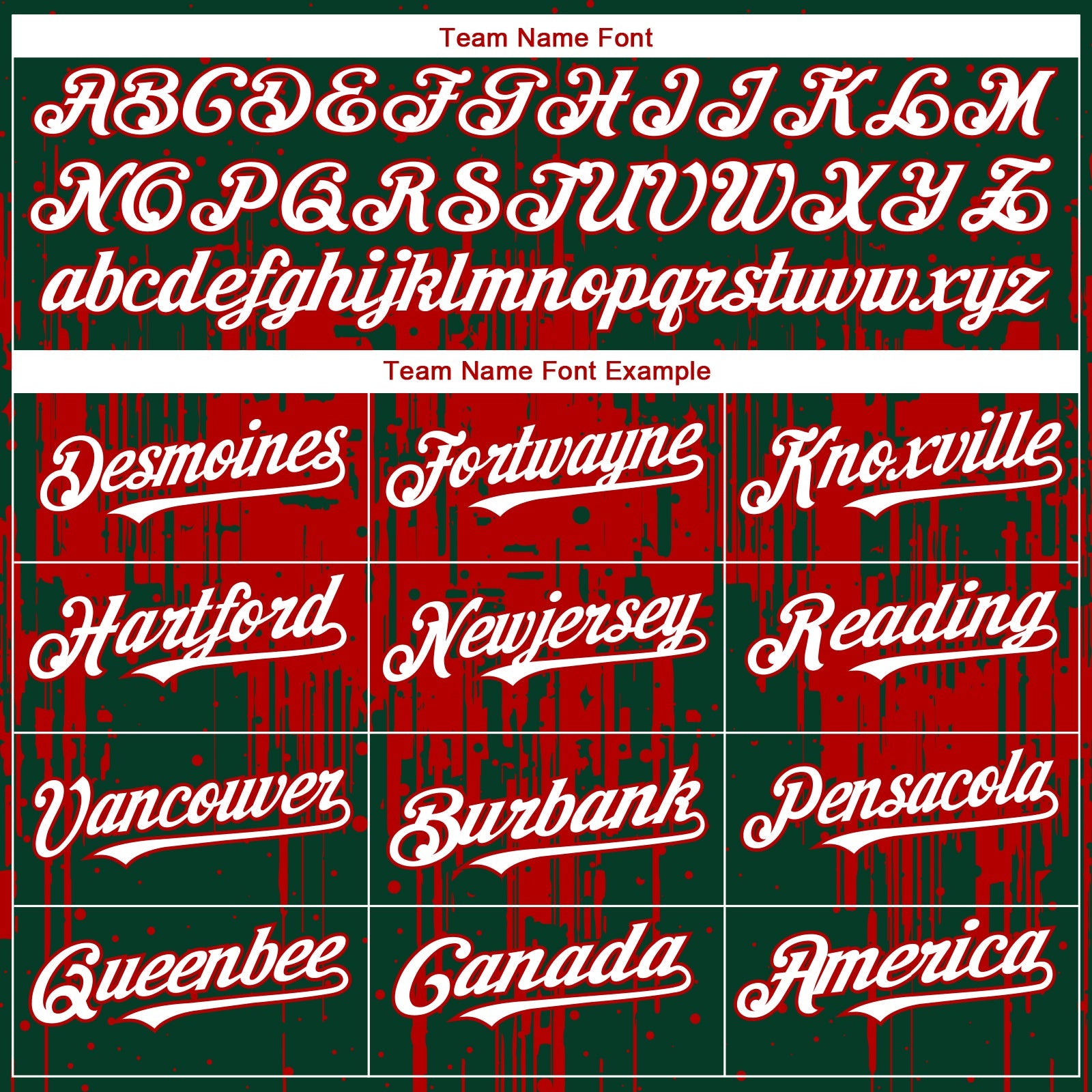 Custom Green White-Red 3D Pattern Design Dripping Splatter Paint Authentic Baseball Jersey