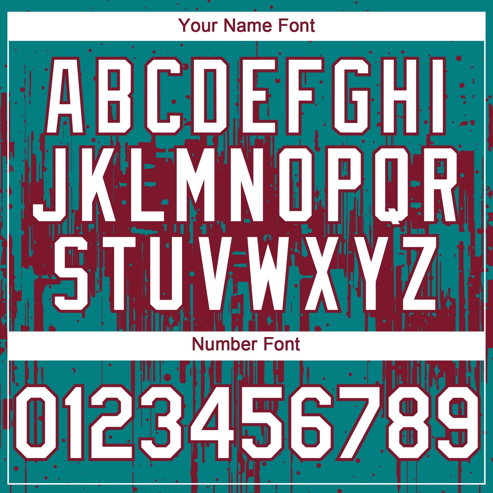 Custom Teal White-Crimson 3D Pattern Design Dripping Splatter Paint Authentic Baseball Jersey