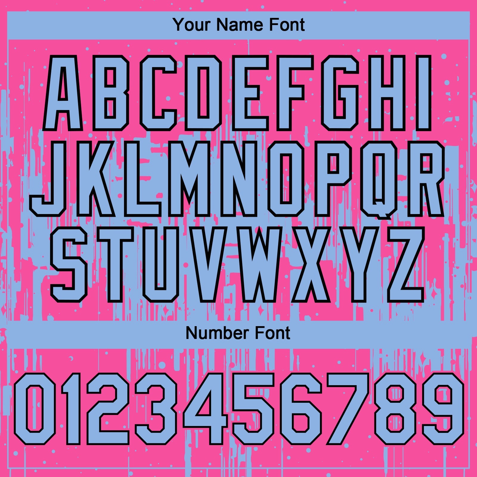 Custom Pink Light Blue-Black 3D Pattern Design Dripping Splatter Paint Authentic Baseball Jersey