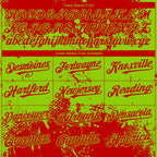 Custom Red Neon Green 3D Pattern Design Abstract Splatter Grunge Paint Authentic Baseball Jersey