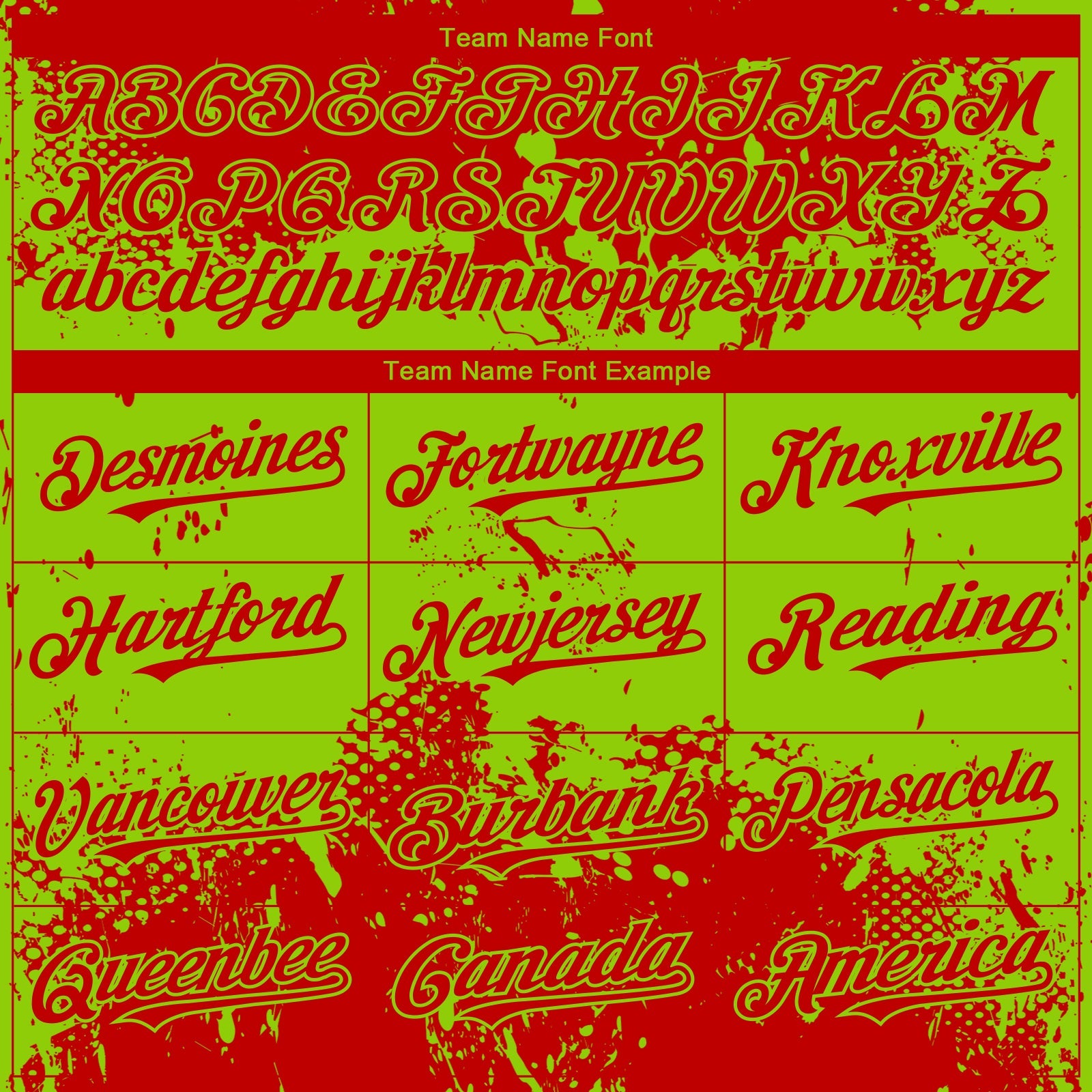 Custom Red Neon Green 3D Pattern Design Abstract Splatter Grunge Paint Authentic Baseball Jersey