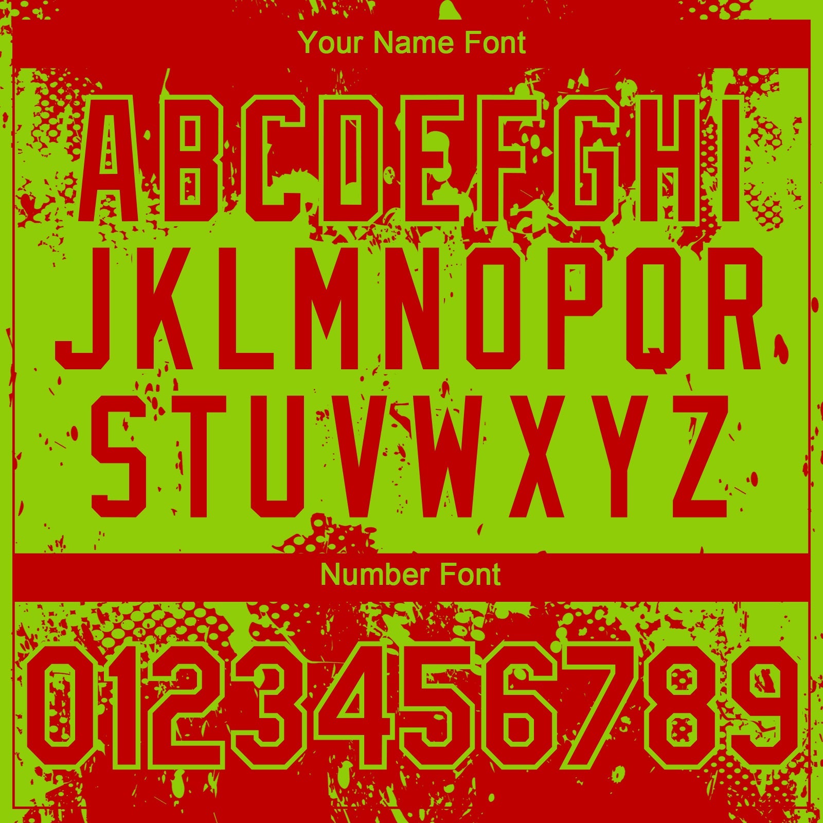 Custom Red Neon Green 3D Pattern Design Abstract Splatter Grunge Paint Authentic Baseball Jersey