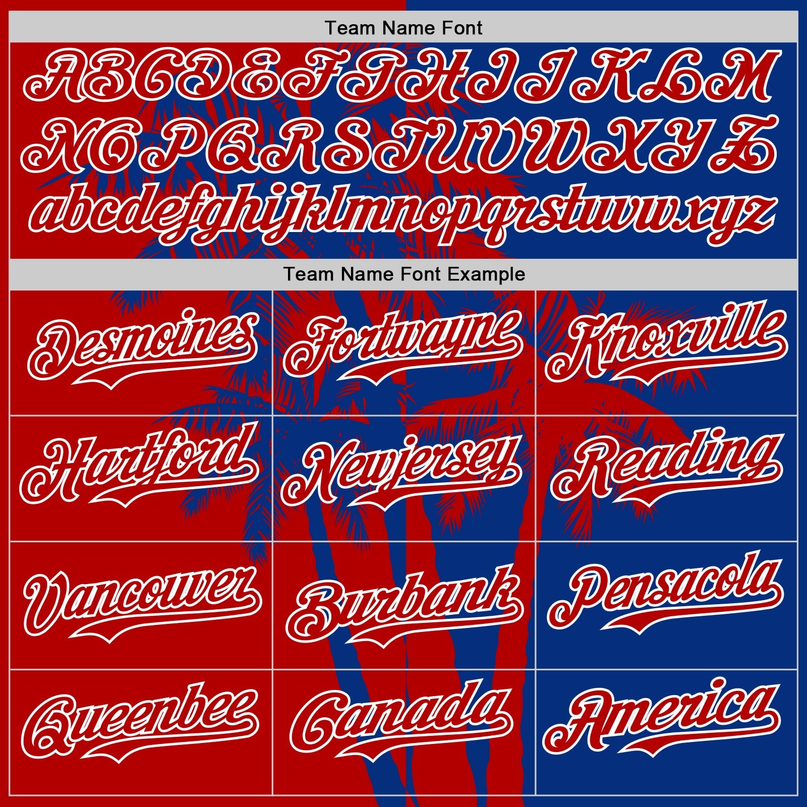 Custom Royal Red-White 3D Pattern Design Hawaii Palm Trees Tropical Coconut Authentic Baseball Jersey