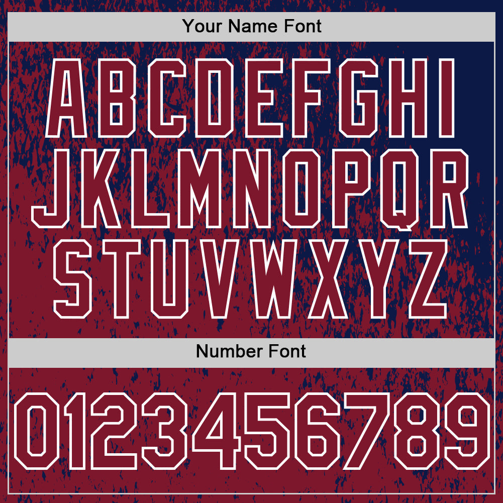 Custom Navy Crimson-White 3D Pattern Design Abstract Fragment Splatter Authentic Baseball Jersey