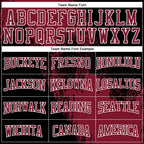 Custom Stitched Black Crimson-White 3D Pattern Design Abstract Brush Stroke Sports Pullover Sweatshirt Hoodie