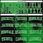 Custom Stitched Black Grass Green-White 3D Pattern Design Abstract Brush Stroke Sports Pullover Sweatshirt Hoodie