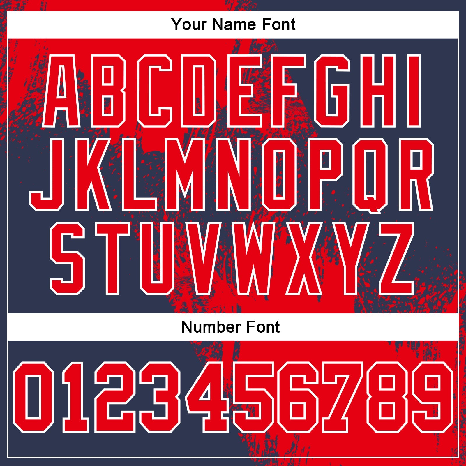 Custom Stitched Navy Fire Red-White 3D Pattern Design Abstract Brush Stroke Sports Pullover Sweatshirt Hoodie