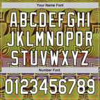 Custom Olive White-Black 3D Pattern Design Black History Month Authentic Salute To Service Baseball Jersey