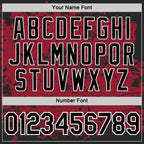 Custom Black Cardinal-White 3D Esports Performance T-Shirt