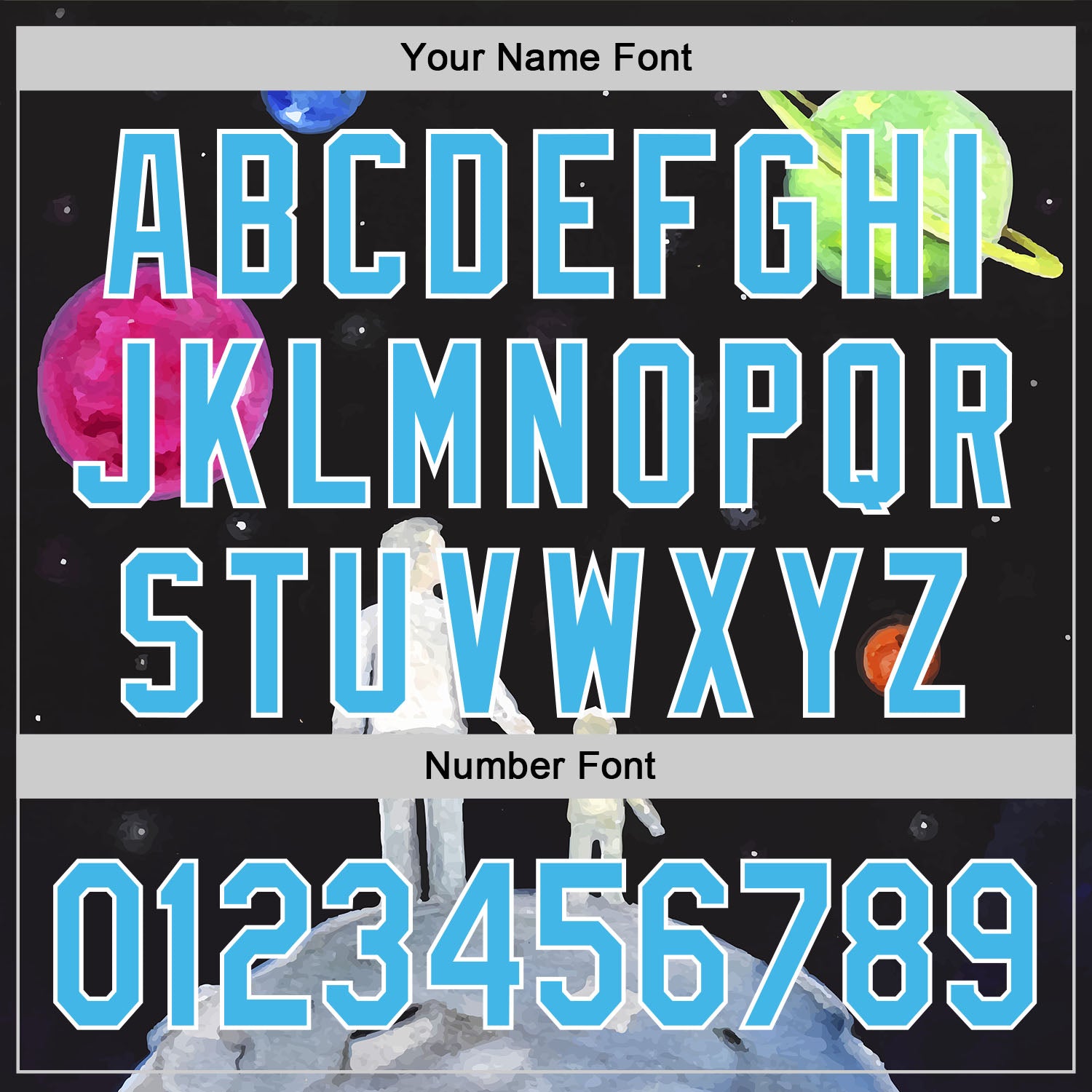 Custom Black Sky Blue-White 3D Pattern Design Father's Day Family Love Authentic Baseball Jersey