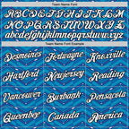 Custom Blue Royal Lakes Blue-Black 3D Esports Performance T-Shirt