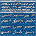 Custom US Navy Blue Royal-Lakes Blue 3D Esports Performance T-Shirt