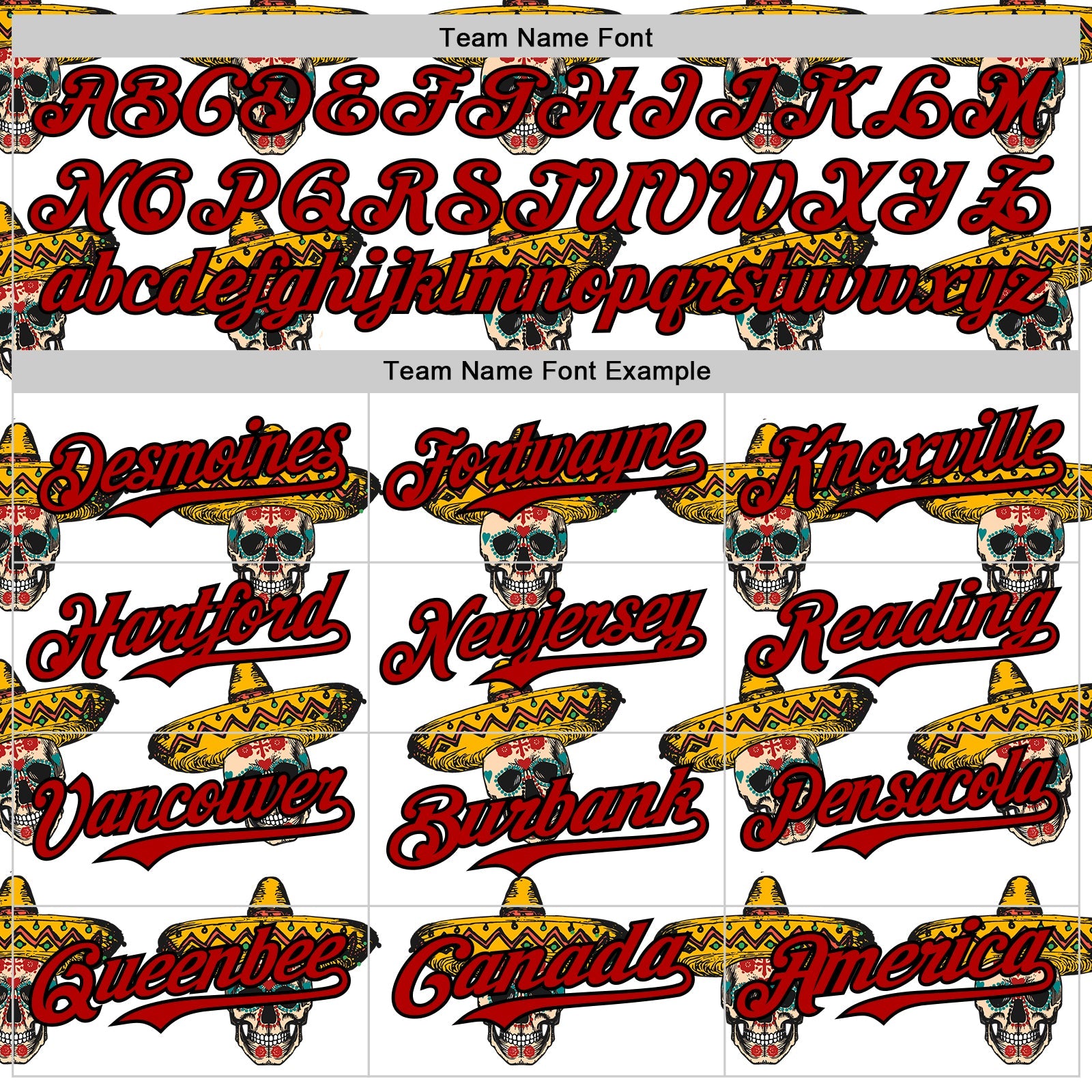 Custom White Red-Black 3D Mexican Festival Skull With Sombrero Cinco de Mayo Authentic Baseball Jersey