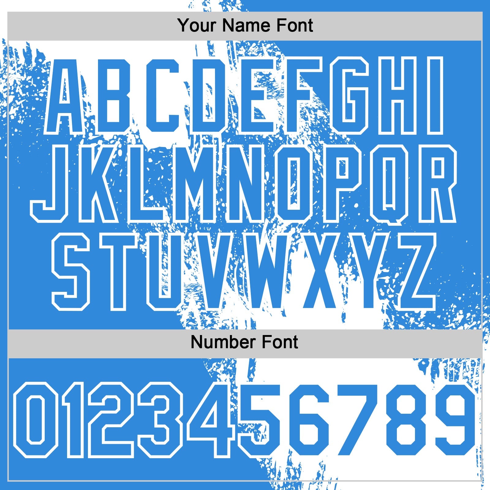 Custom White Electric Blue 3D Pattern Design Abstract Brush Stroke Authentic Baseball Jersey