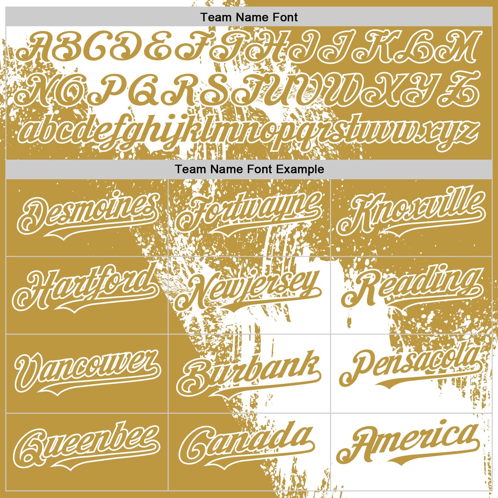 Custom White Old Gold 3D Pattern Design Abstract Brush Stroke Authentic Baseball Jersey