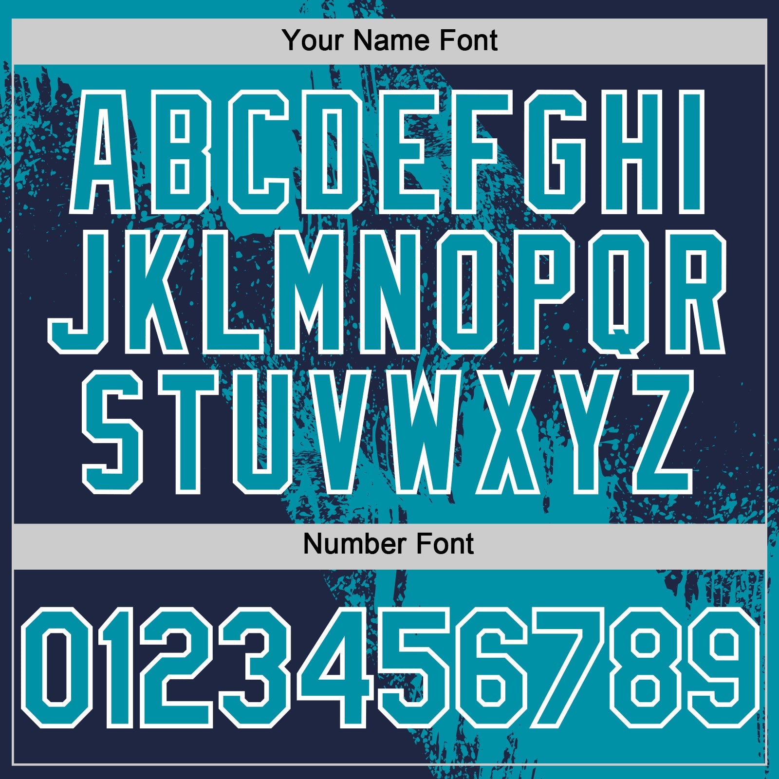 Custom Teal Navy-White 3D Pattern Design Abstract Brush Stroke Authentic Baseball Jersey