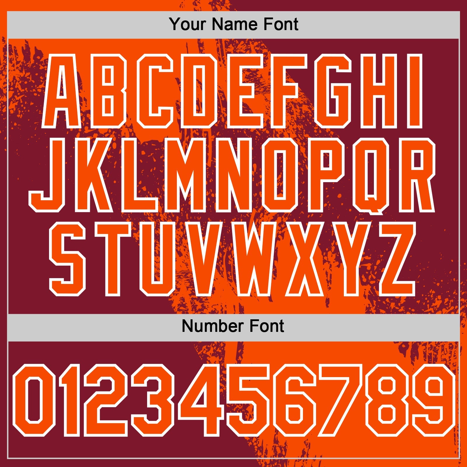 Custom Orange Crimson-White 3D Pattern Design Abstract Brush Stroke Authentic Baseball Jersey