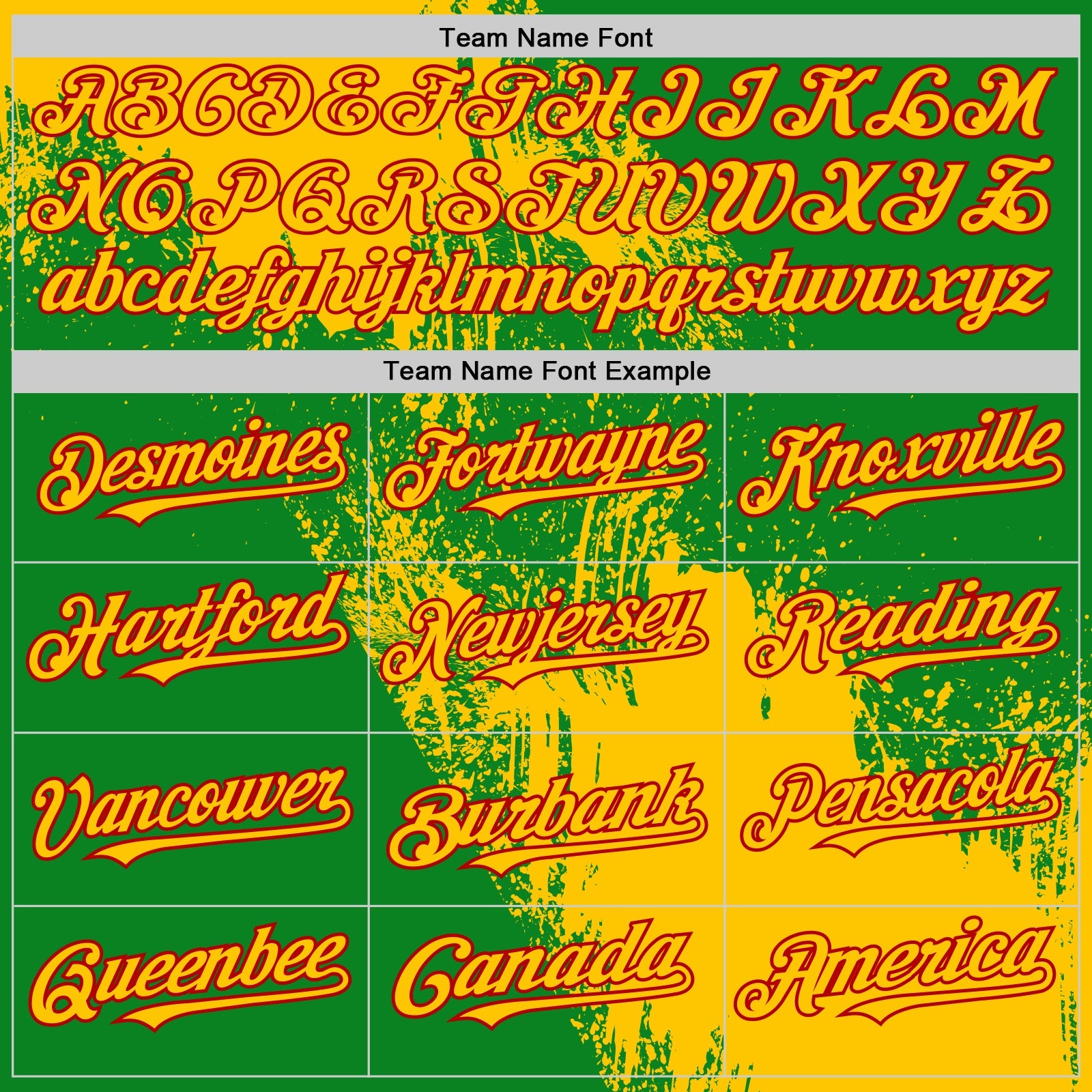 Custom Yellow Grass Green-Red 3D Pattern Design Abstract Brush Stroke Authentic Baseball Jersey