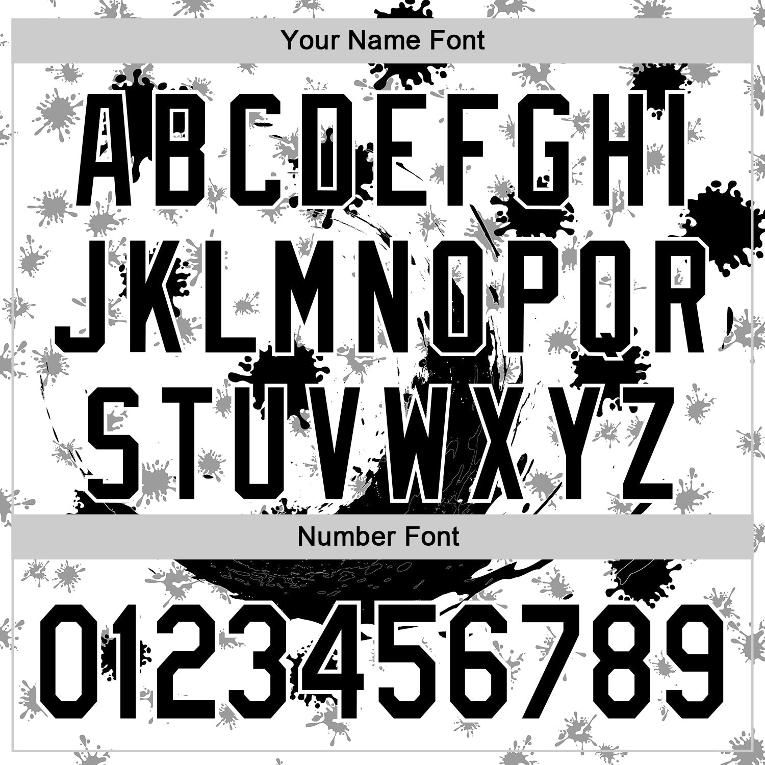 Custom White Black 3D Pattern Design Graffiti Splash Ink Authentic Baseball Jersey