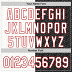 Custom Black White-Red 3D Pattern Design Constellation Space Galaxy Star Authentic Baseball Jersey