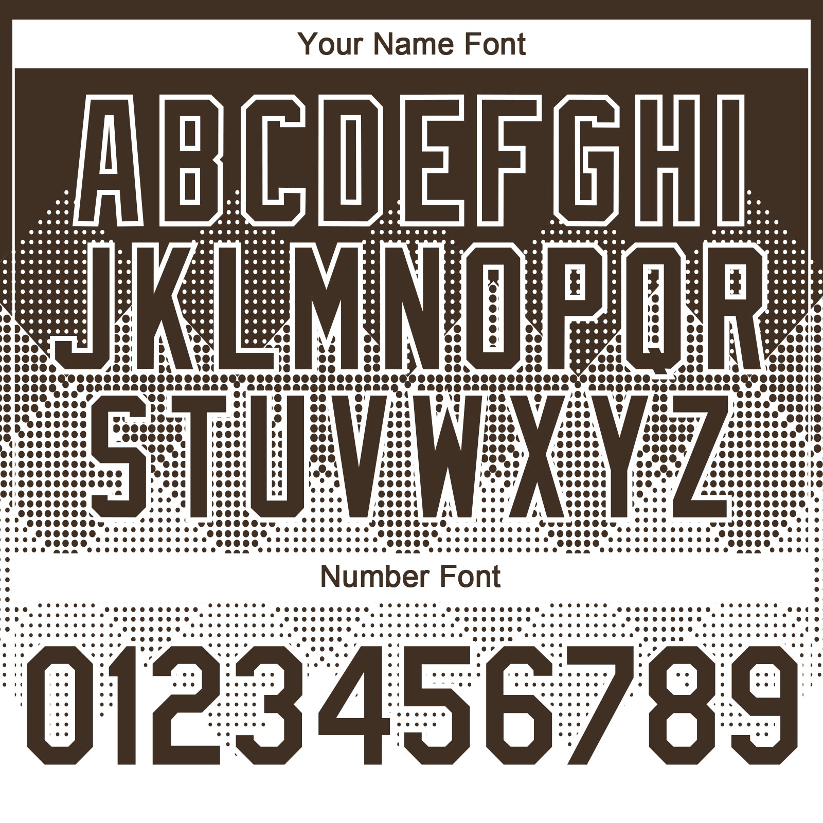 Custom Brown White 3D Gradient Square Shape Authentic Baseball Jersey