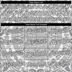 Custom White Gray-Black 3D Mexico Authentic Baseball Jersey