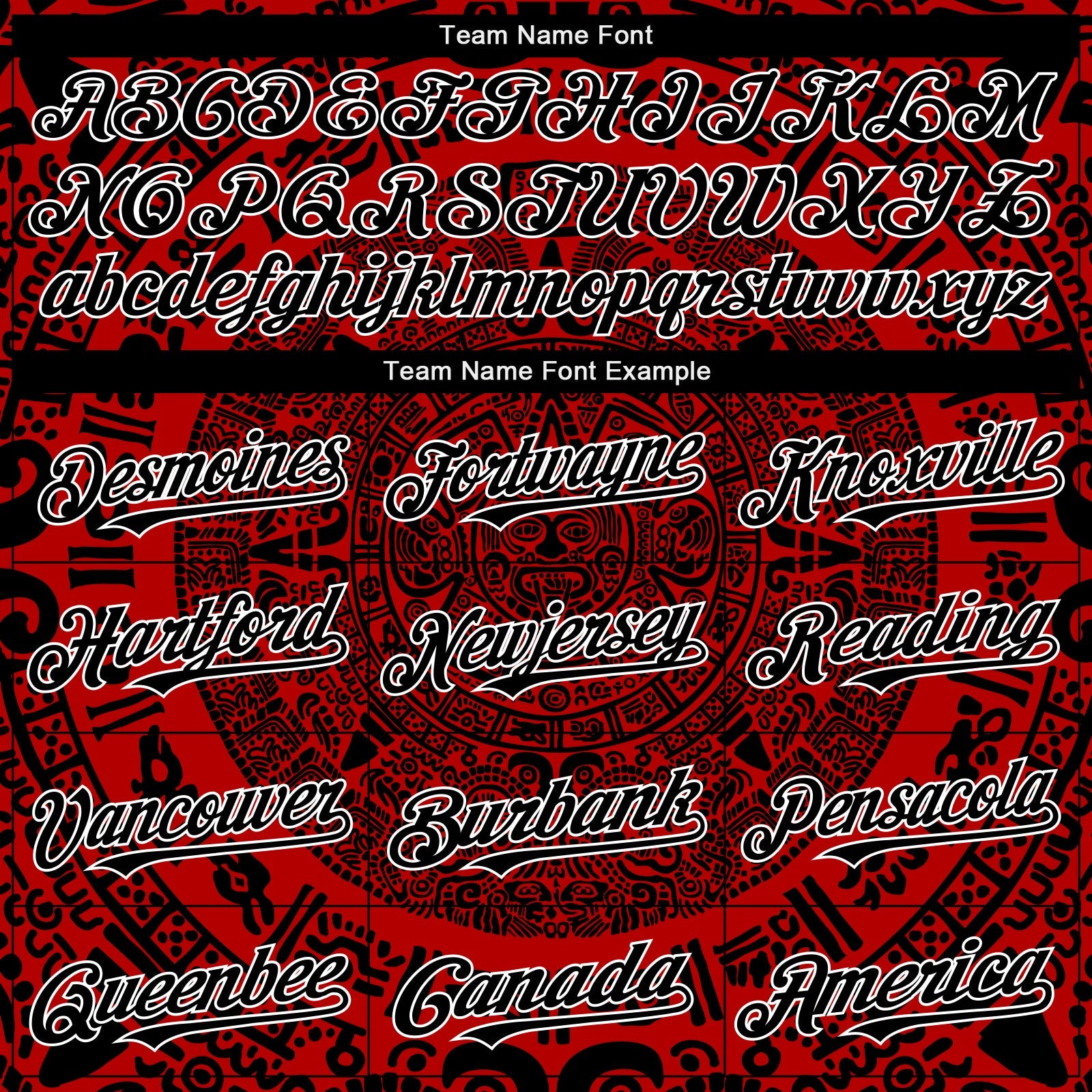 Custom Red Black-White 3D Mexico Authentic Baseball Jersey