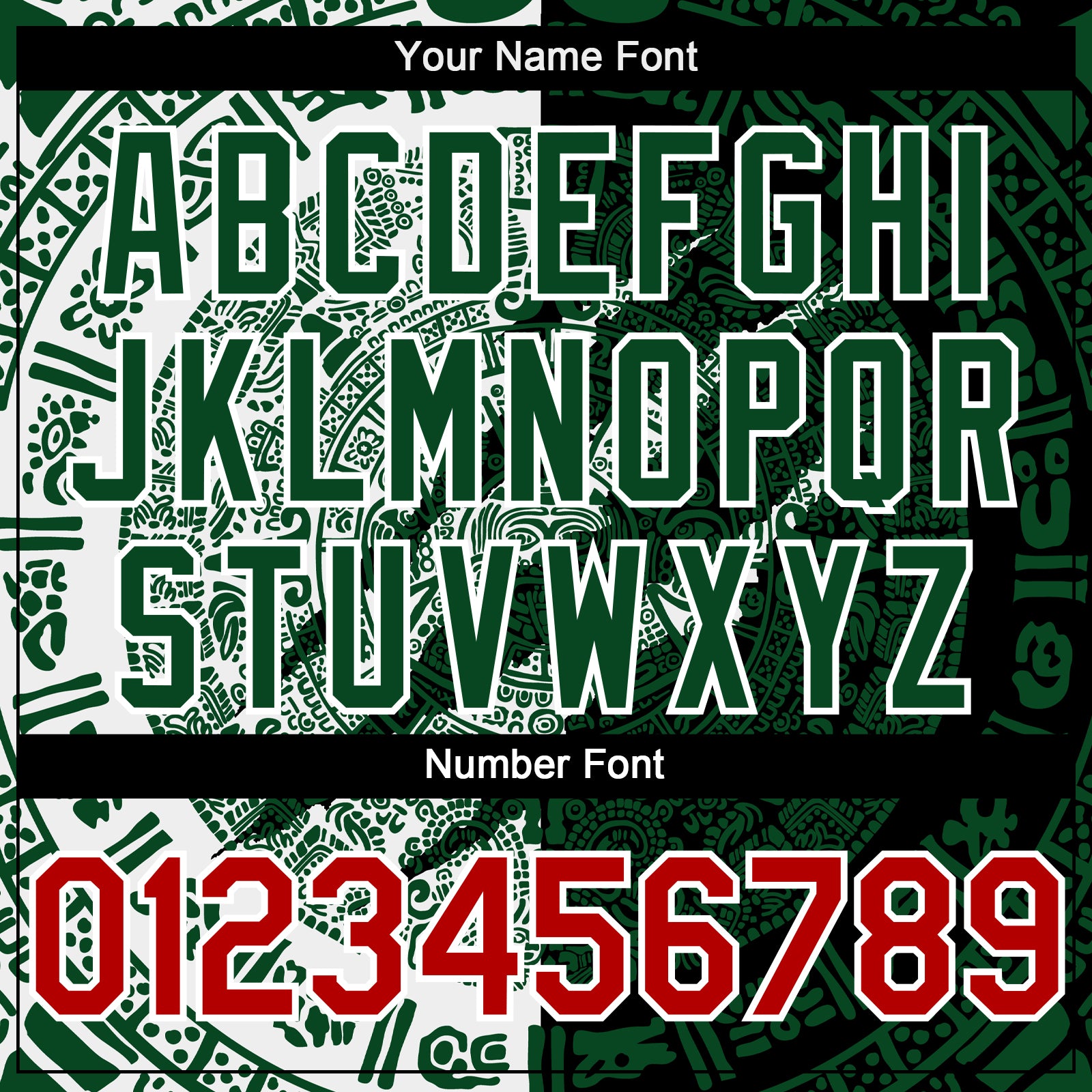 Custom Black Red Green-White 3D Mexico Scratch Authentic Baseball Jersey