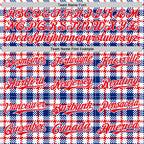 Custom White Fire Red-Royal 3D Pattern Design Patriotic American Symbol Plaid Authentic Baseball Jersey