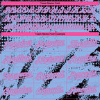 Custom Black Light Blue-Pink 3D Pattern Design Splash Grunge Fragment Authentic Baseball Jersey