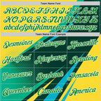 Custom Yellow Grass Green Blue-White 3D Pattern Design Brazil Sportswear Performance T-Shirt