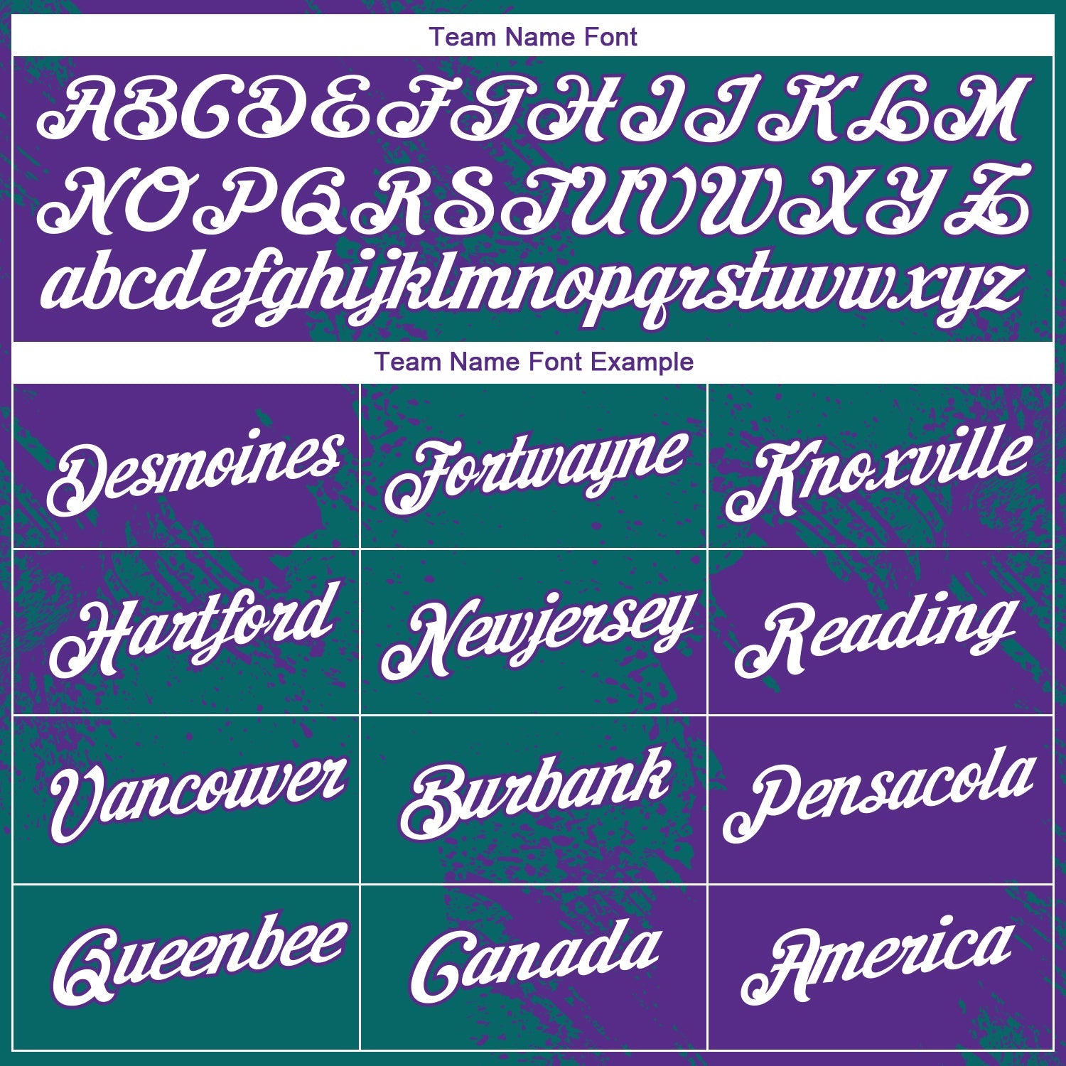 Custom Teal White-Purple 3D Pattern Design Abstract Brush Stroke Performance T-Shirt