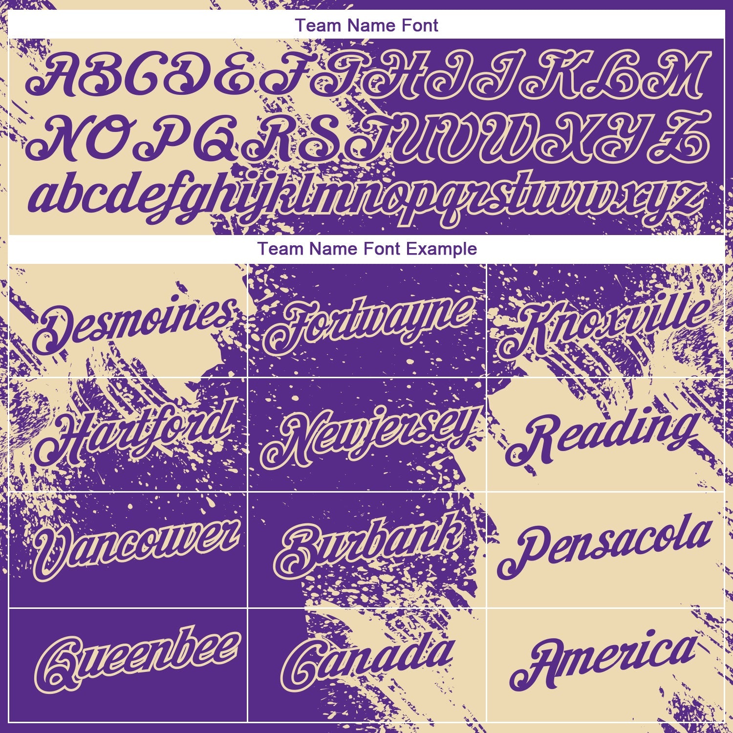 Custom Purple Cream 3D Pattern Design Abstract Brush Stroke Performance T-Shirt