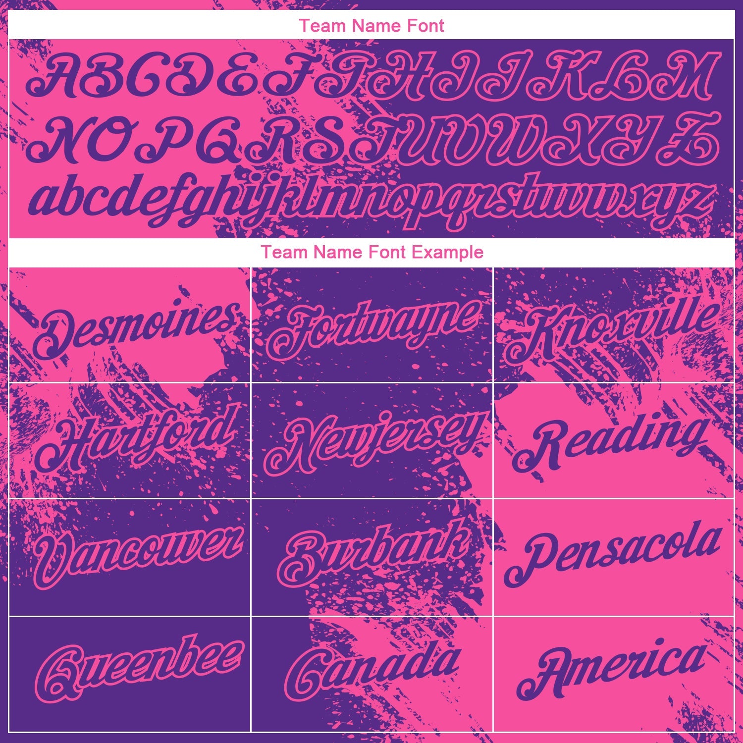 Custom Purple Pink 3D Pattern Design Abstract Brush Stroke Performance T-Shirt