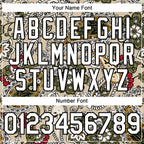 Custom City Cream White-Black 3D Pattern Design Rave Party Ethnic Paisley Bandana Authentic Baseball Jersey