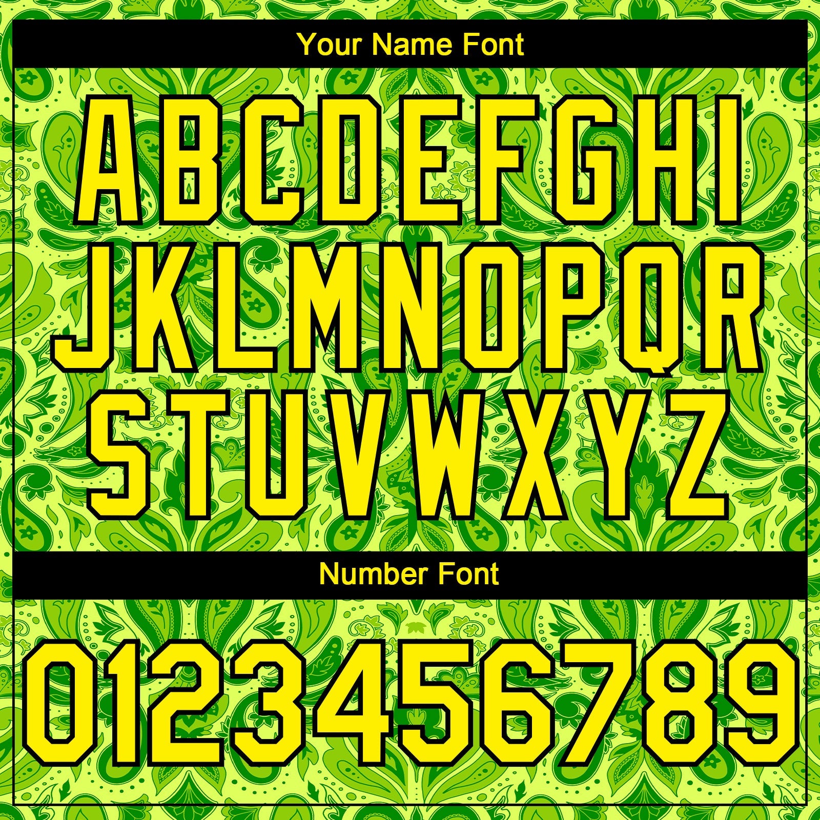 Custom Neon Green Black 3D Pattern Design Rave Party Ethnic Paisley Bandana Authentic Baseball Jersey