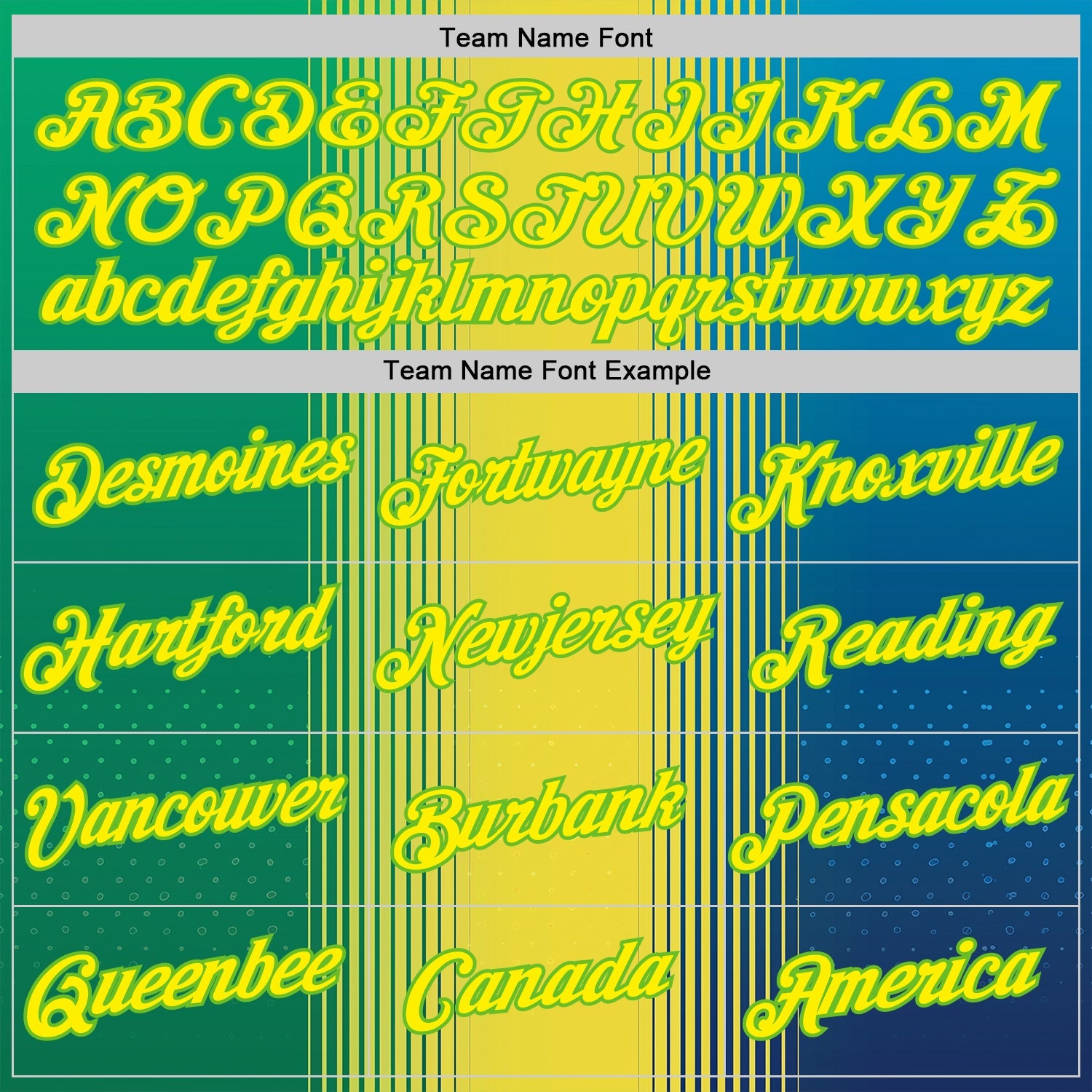 Custom Yellow Light Yellow-Aurora Green 3D Pattern Design Gradient Brazil Africa Sportswear Performance T-Shirt