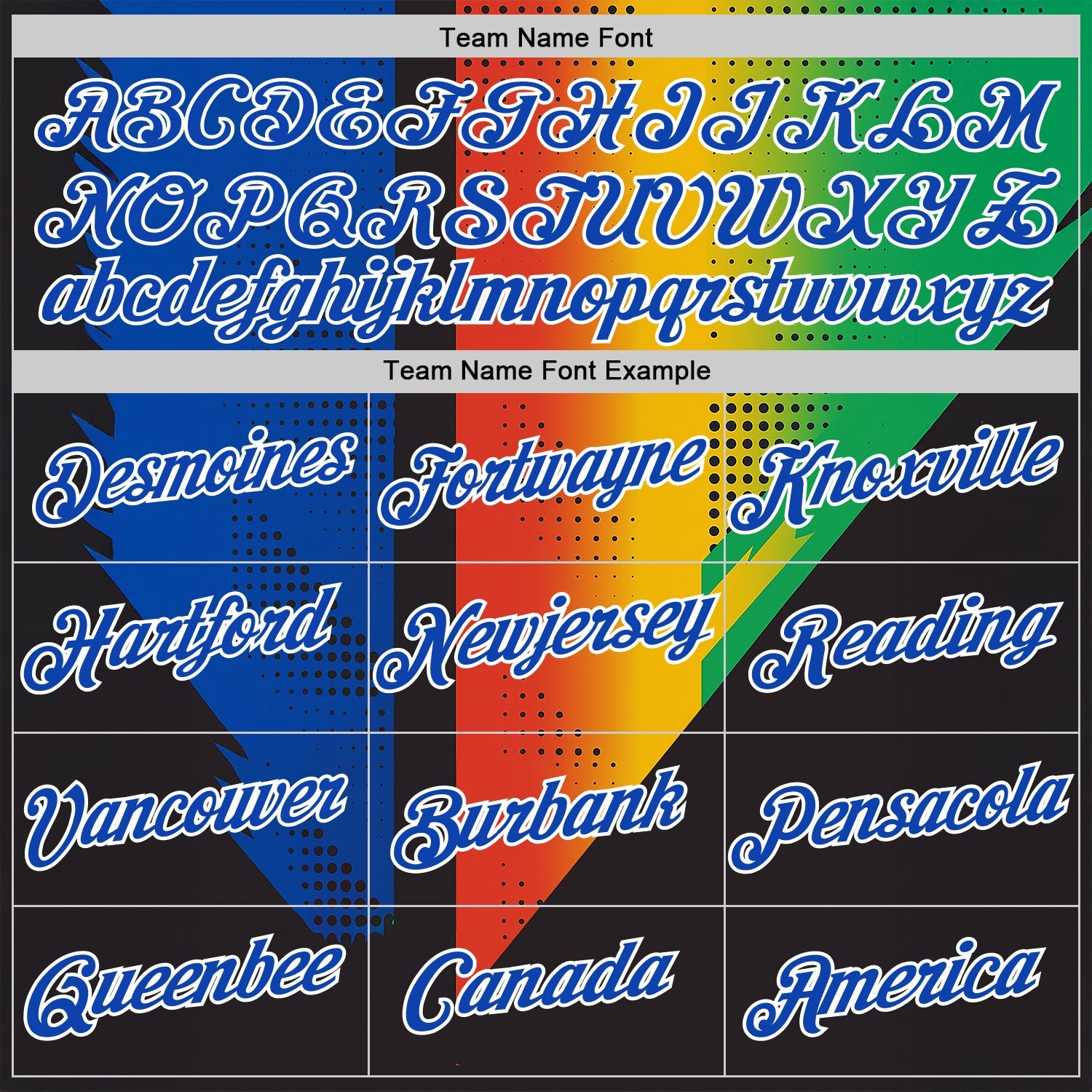 Custom Black Thunder Blue Red Yellow-Green 3D Pattern Design Gradient Africa Sportswear Performance T-Shirt